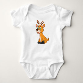 Body Para Bebê Ilustração de desenho animado animal