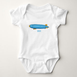 Body Para Bebê Ilustração de desenho animado de nave