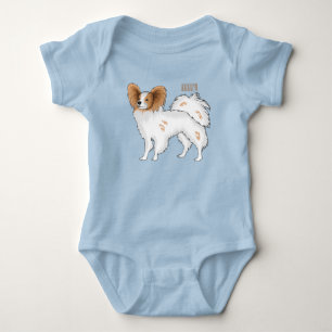 Body Para Bebê Ilustração de desenho animado de Papillon