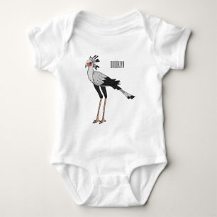 Body Para Bebê Ilustração de desenho animado do Secretário Pássar