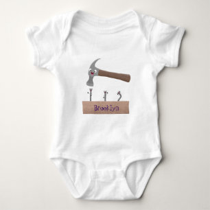 Body Para Bebê Ilustração de desenho animado, engraçada e de mart