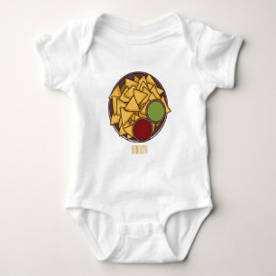 Body Para Bebê Ilustração de desenho de Nachos
