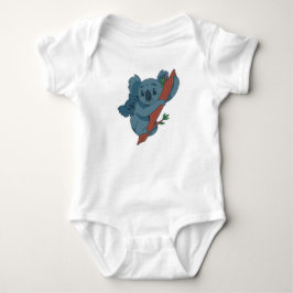 Body Para Bebê Ilustração de Família de Coala Fofa - Criança que