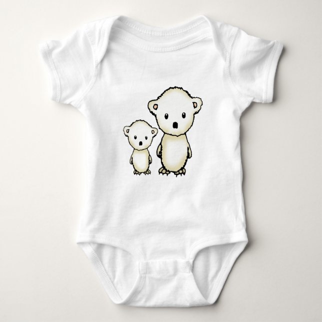 Body Para Bebê "ilustrações de molly harrison" (Frente)