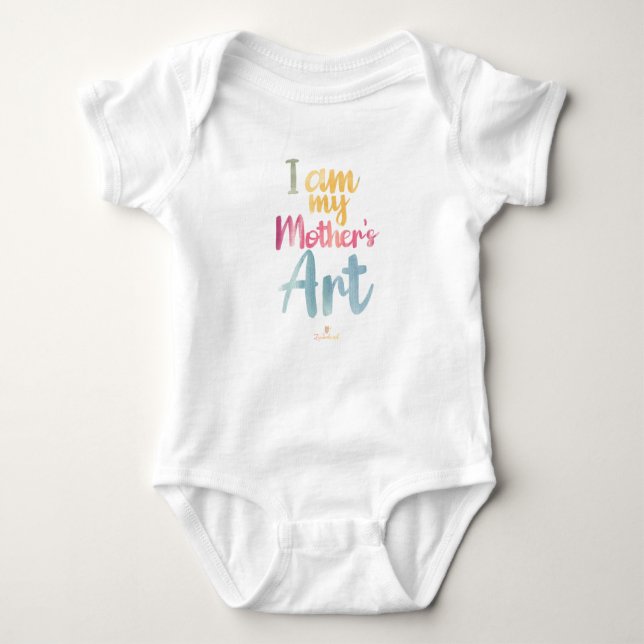 Body Para Bebê *Im my Mother's Art* Babystrampler Body Zauberkind (Frente)
