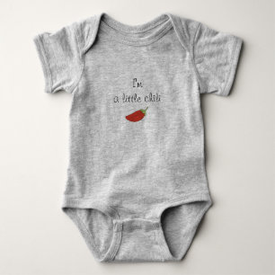 Body Para Bebê im um bodysuit pequeno do bebê do pimentão