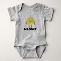 Ímã de Meninas - Bodysuit de Jersey Baby
