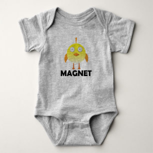 Body Para Bebê Ímã de Meninas - Bodysuit de Jersey Baby
