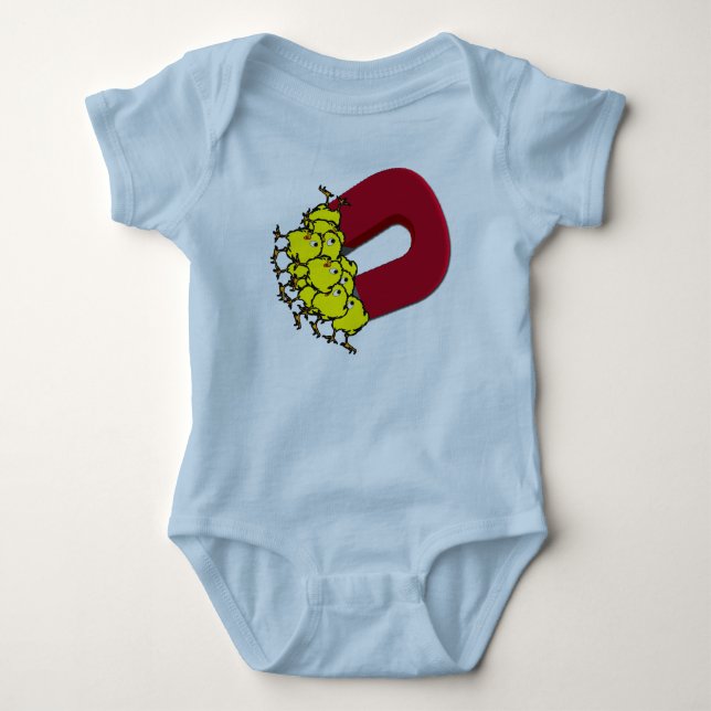 Body Para Bebê Ímã do pintinho (Frente)
