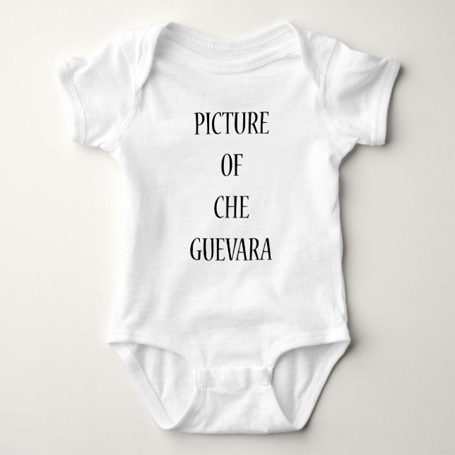 Body Para Bebê Imagem de Che Guevara (Frente)