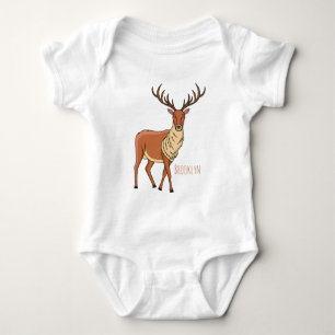Body Para Bebê Imagem de desenho de Reindeer