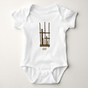 Body Para Bebê Imagem de desenhos angklung