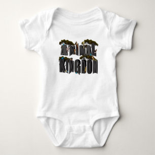 Body Para Bebê Imagem Do Reino Animal Com A Natureza Selvagem,