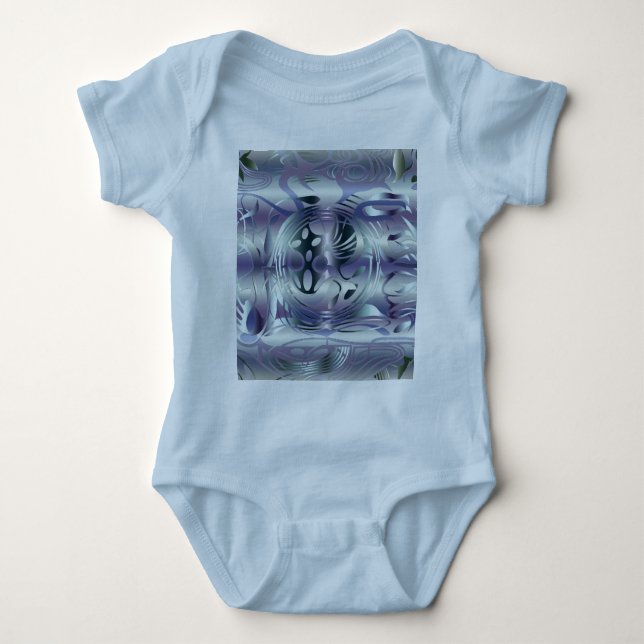 Body Para Bebê Imaginem o Pura Bliss Baby Romper (Frente)
