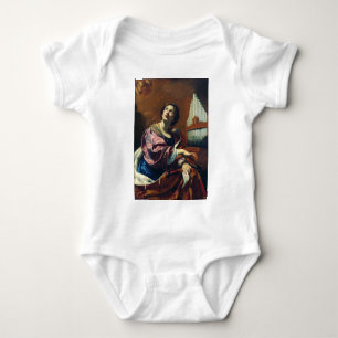 Body Para Bebê Impressão de Arte "Concerto Celestial" Saint Cecil