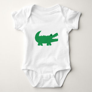 Body Para Bebê Impressão de jacaré personalizado