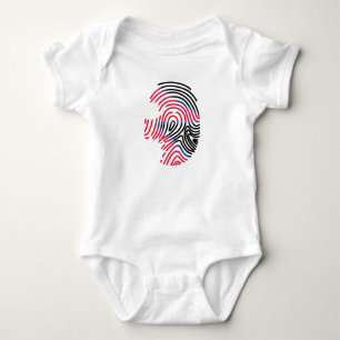 Body Para Bebê Impressão digital sobre Sinalizador Nepal