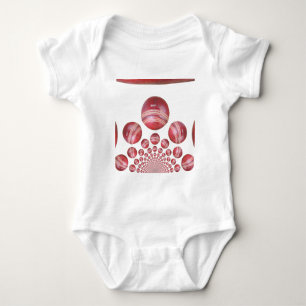 Body Para Bebê Impressão do Cricket Ball do Sports Lover