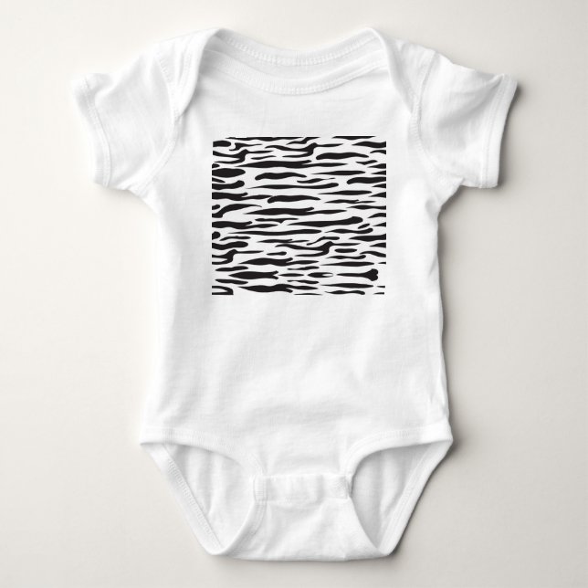 Body Para Bebê Impressão zebra (Frente)