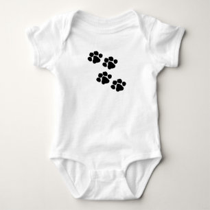 Body Para Bebê Impressões de uma pata do animal