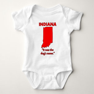 Body Para Bebê Indiana - Era o Nome do Cachorro