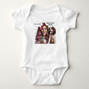Body Para Bebê 👶 🐶 Indie & Me - Personalizado