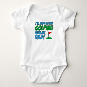 Body Para Bebê Indo Golfar Com Pai