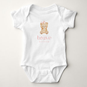Body Para Bebê infância corajosa beary cancro crianças doentes no