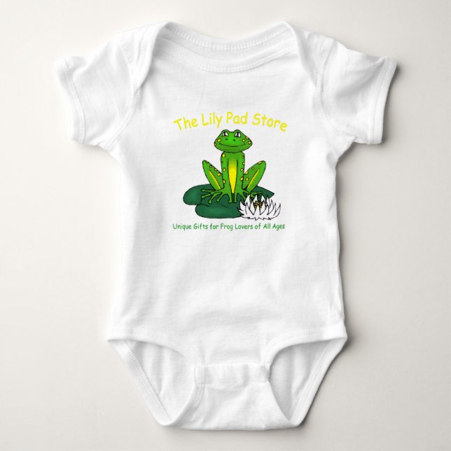 Body Para Bebê Infant's Frog Themed Bodysuit (Frente)