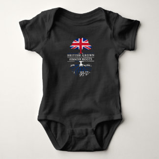 Body Para Bebê Ingleses crescidos com design finlandês   de
