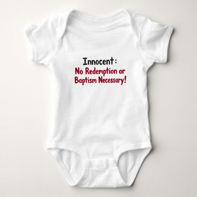 Body Para Bebê Inocente (Frente)