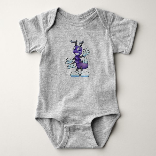 Body Para Bebê Inseto Fofo (Frente)