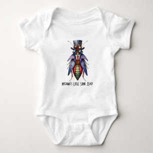 Body Para Bebê Inseto Steampunk - Pequeno Besouro Fedorento da Ma