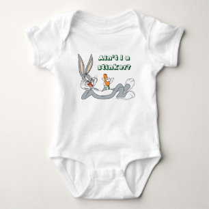 Body Para Bebê INSETOS BUNNY™ Deitados Comendo Cenoura