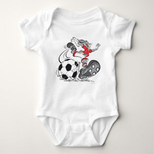 Body Para Bebê INSETOS BUNNY™ Jogando futebol