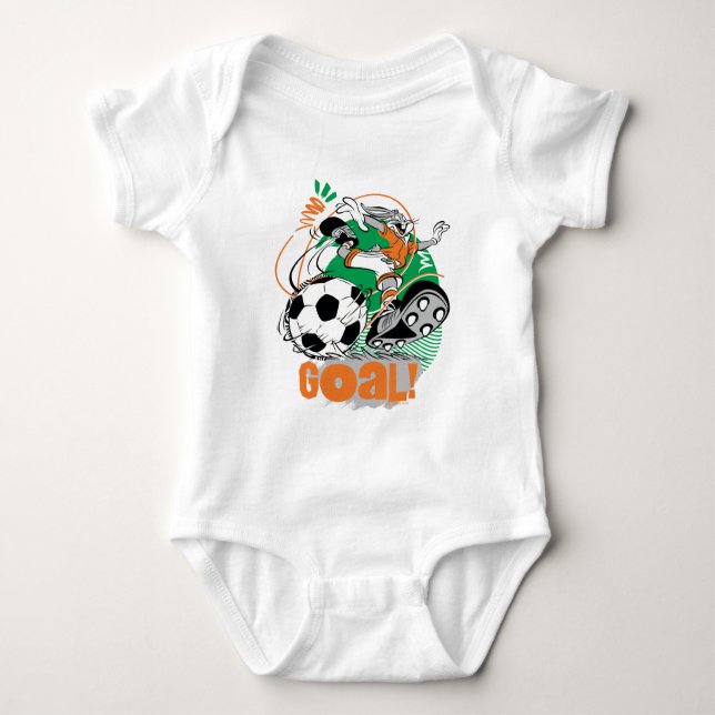 Body Para Bebê INSETOS BUNNY™ Kicking Soccer Gol (Frente)