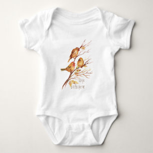 Body Para Bebê Inspirado seu olho está no pardal,