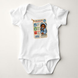 Body Para Bebê “Instruções dos Pais” Bebê 