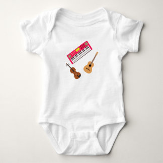 Body Para Bebê Instrumento musical