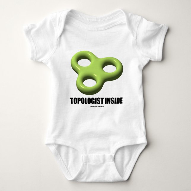 Body Para Bebê Interior de Topologist (toróide) (Frente)