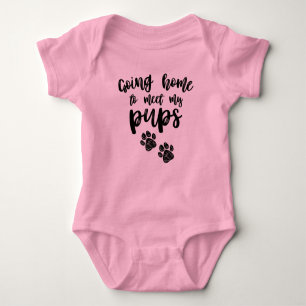 Body Para Bebê Ir para casa para conhecer meus filhos, trazendo u