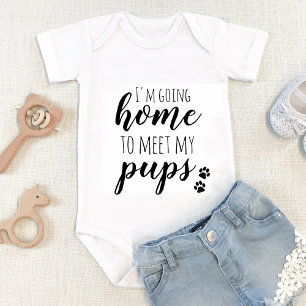 Body Para Bebê Ir Para Casa Para Conhecer Os Meus Pups, Imprimir