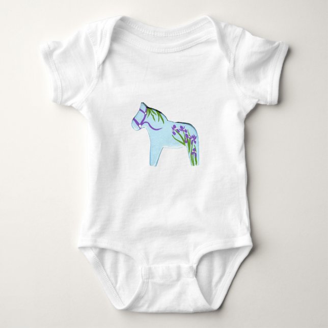 Body Para Bebê Iris Dala Horse (Frente)
