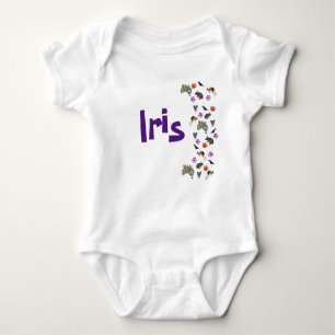Body Para Bebê Iris, Girls Name With Australian Wildlife,