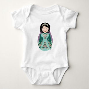 Body Para Bebê Irlandês Dançarino Negro Cabelo Matryoshka Bebê Be