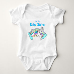 Body Para Bebê irmã bebê unicorn