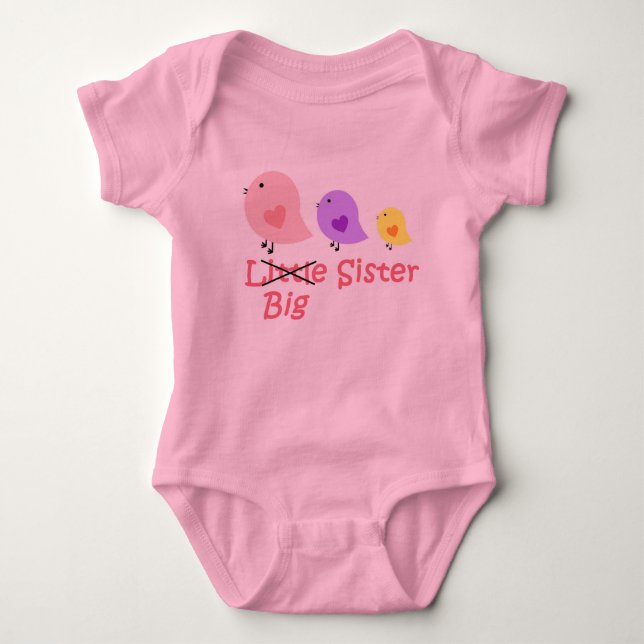 Body Para Bebê Irmã Grande (Frente)