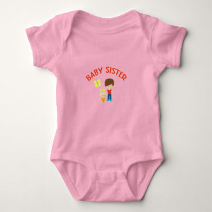 Body Para Bebê Irmão Grande com Irmã Bebê Orgulhosa Irmão