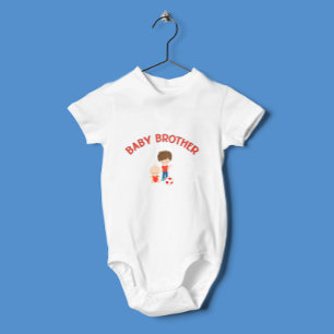 Body Para Bebê Irmão Grande com Irmão Bebê Orgulhoso