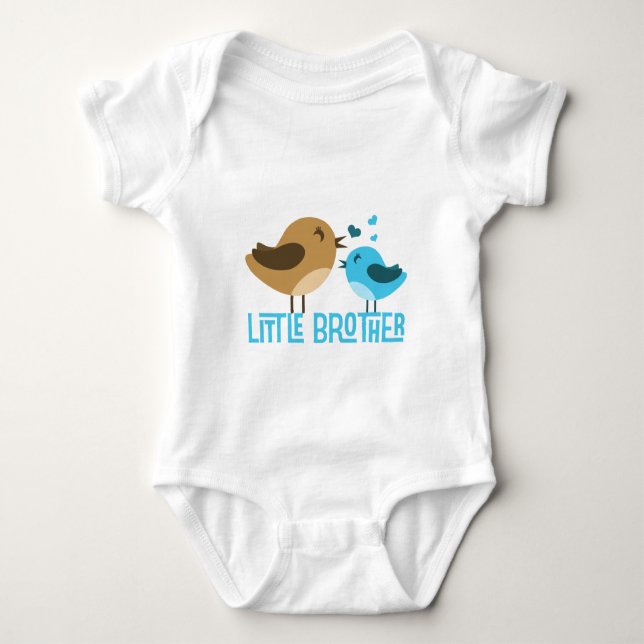 Body Para Bebê Irmão Pequeno com Birdies (Frente)